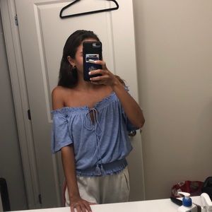 free people off the shoulder top